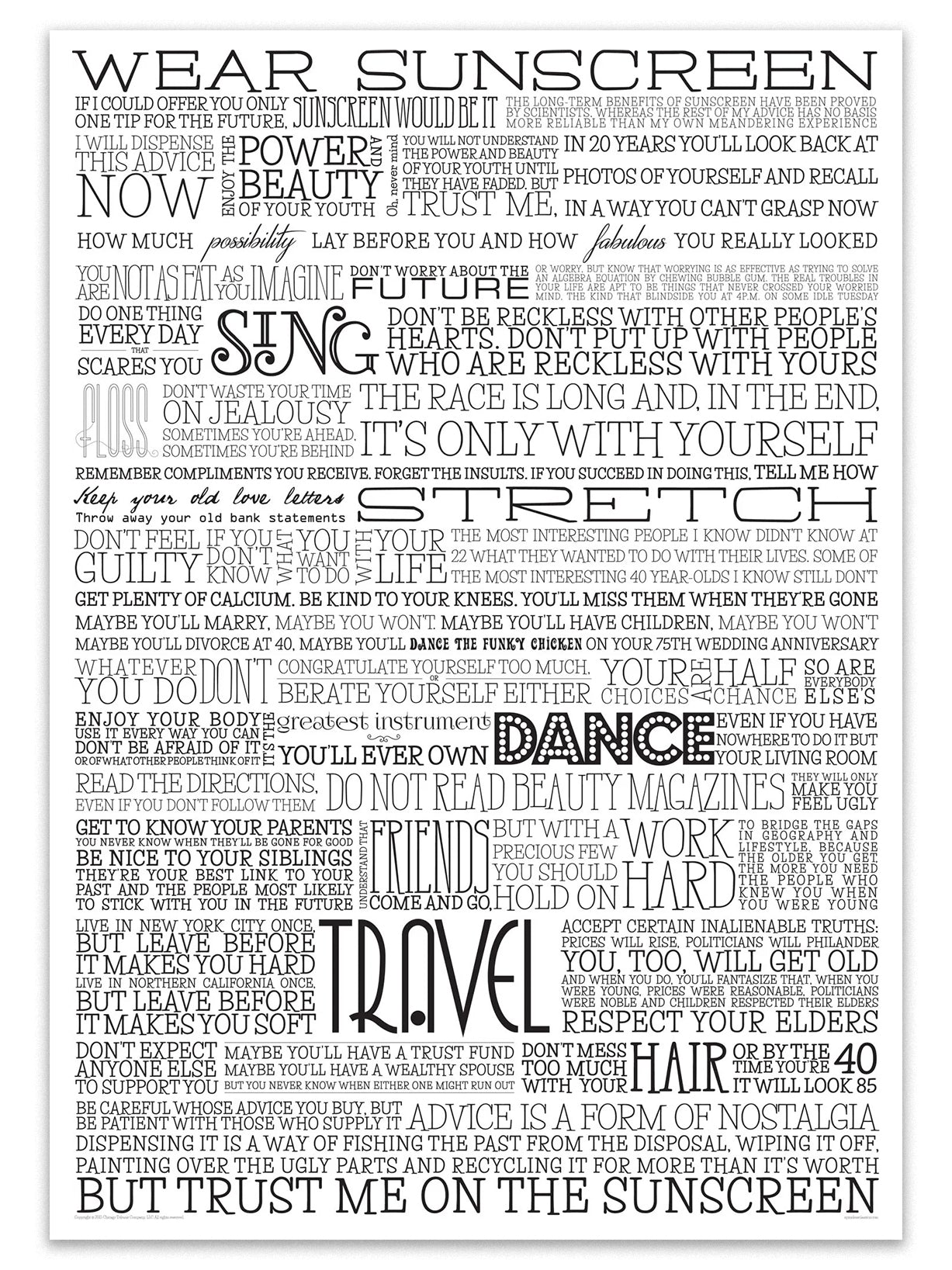 Even as young (Advice, like youth, probably just wasted on the young classic) even-as-young-advice-like-youth-probably-just-wasted-on-the-young-classic
