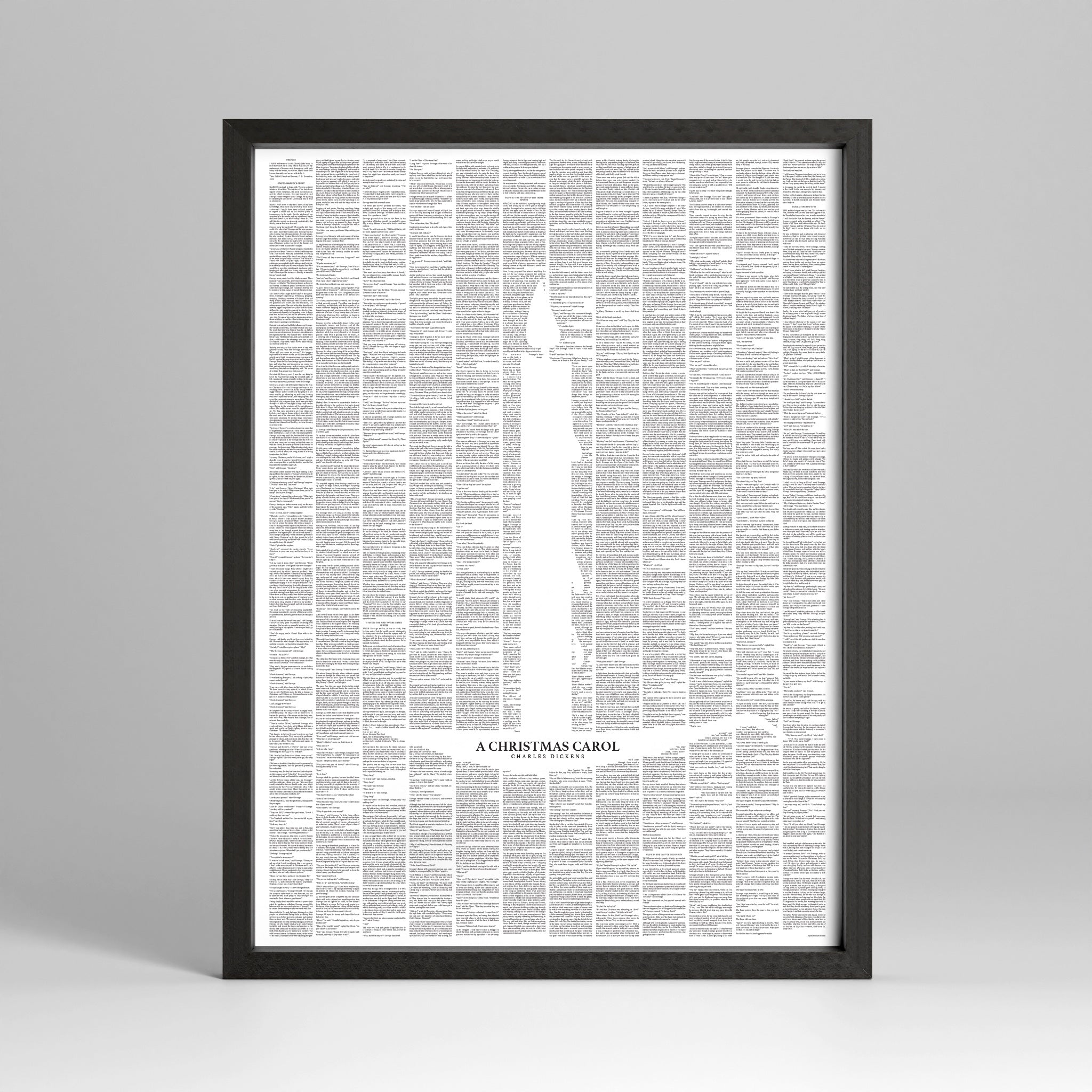 A Christmas Carol Candle design