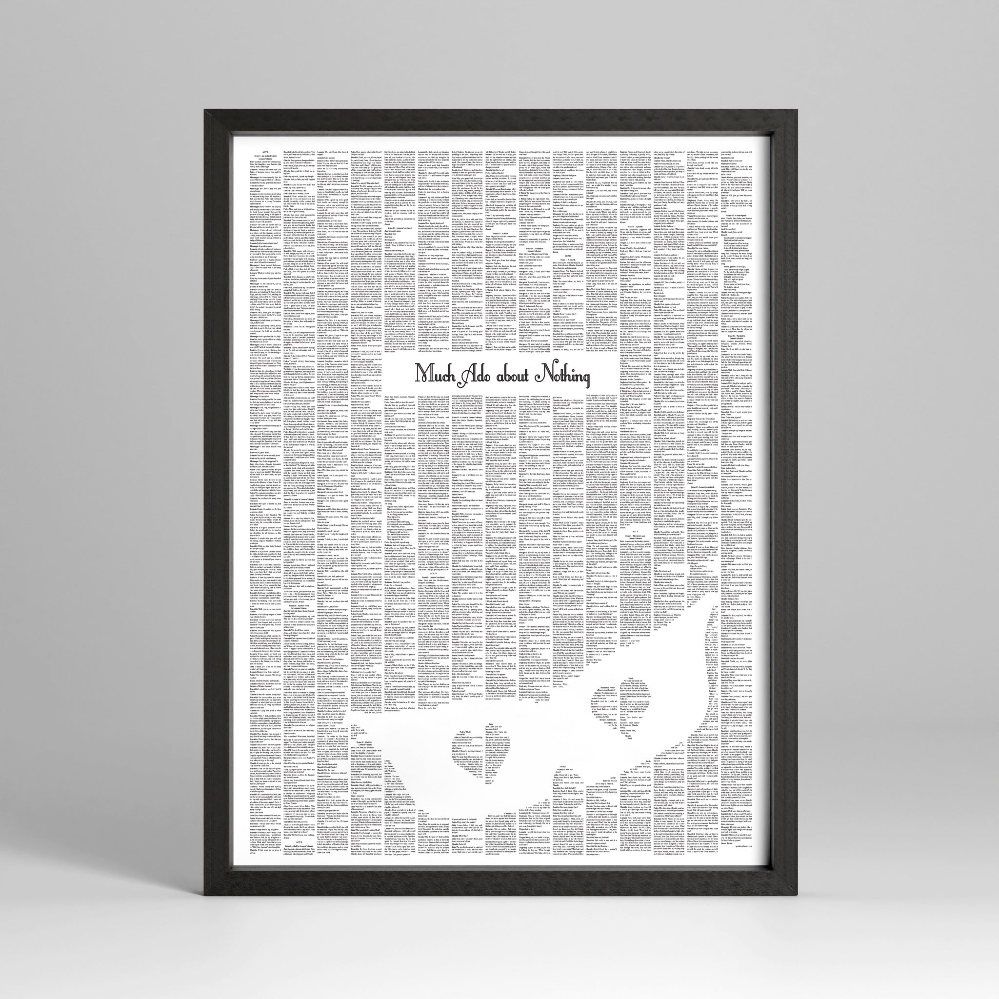 Much Ado About Nothing