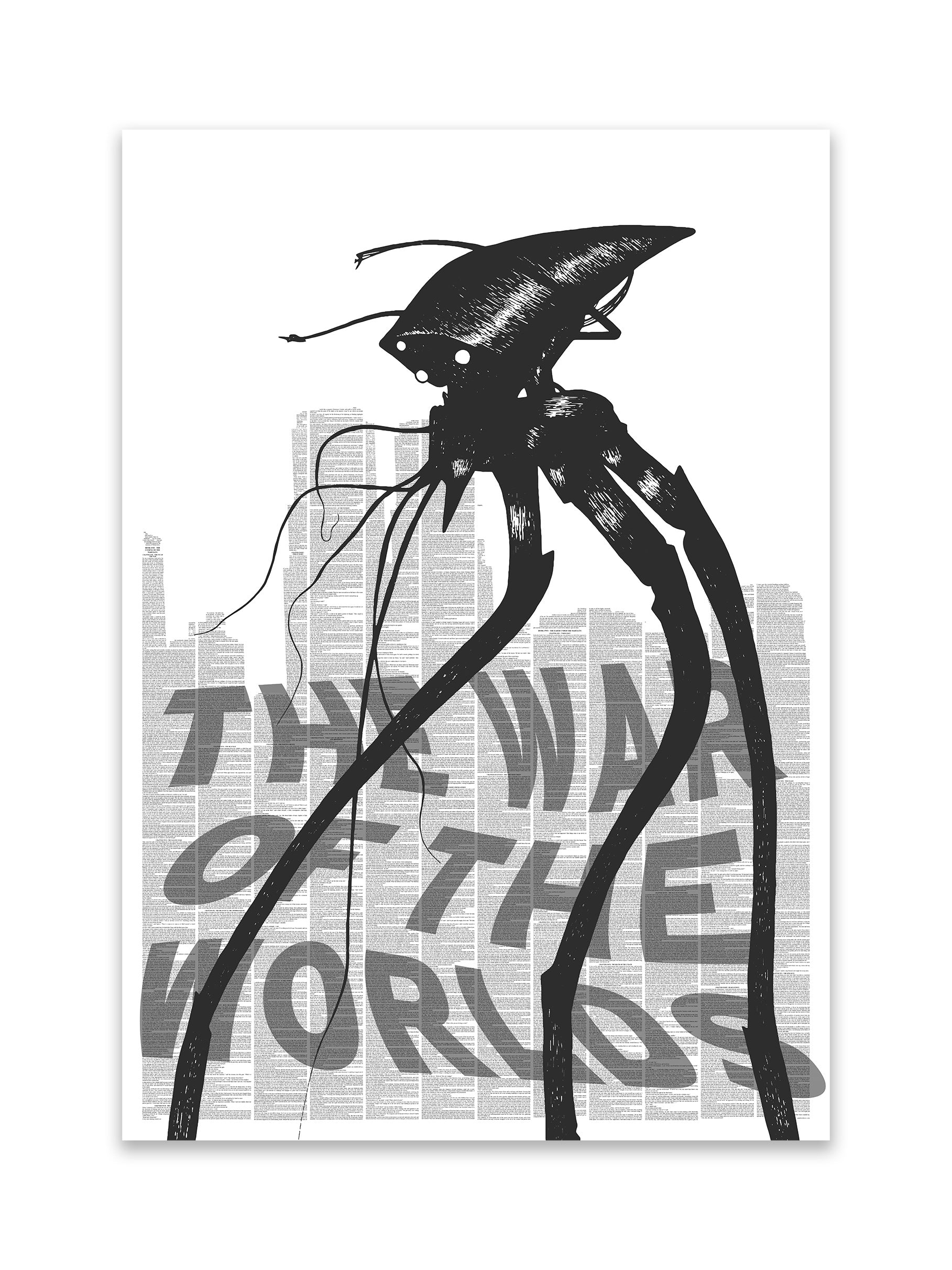 War of The Worlds Black & White