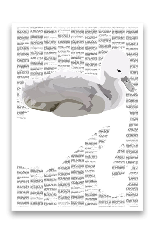 The Ugly Duckling mounted and framed