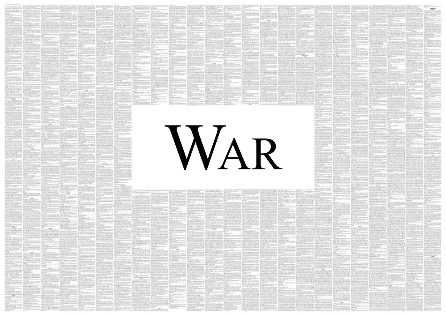 War and Peace Multi sheet
