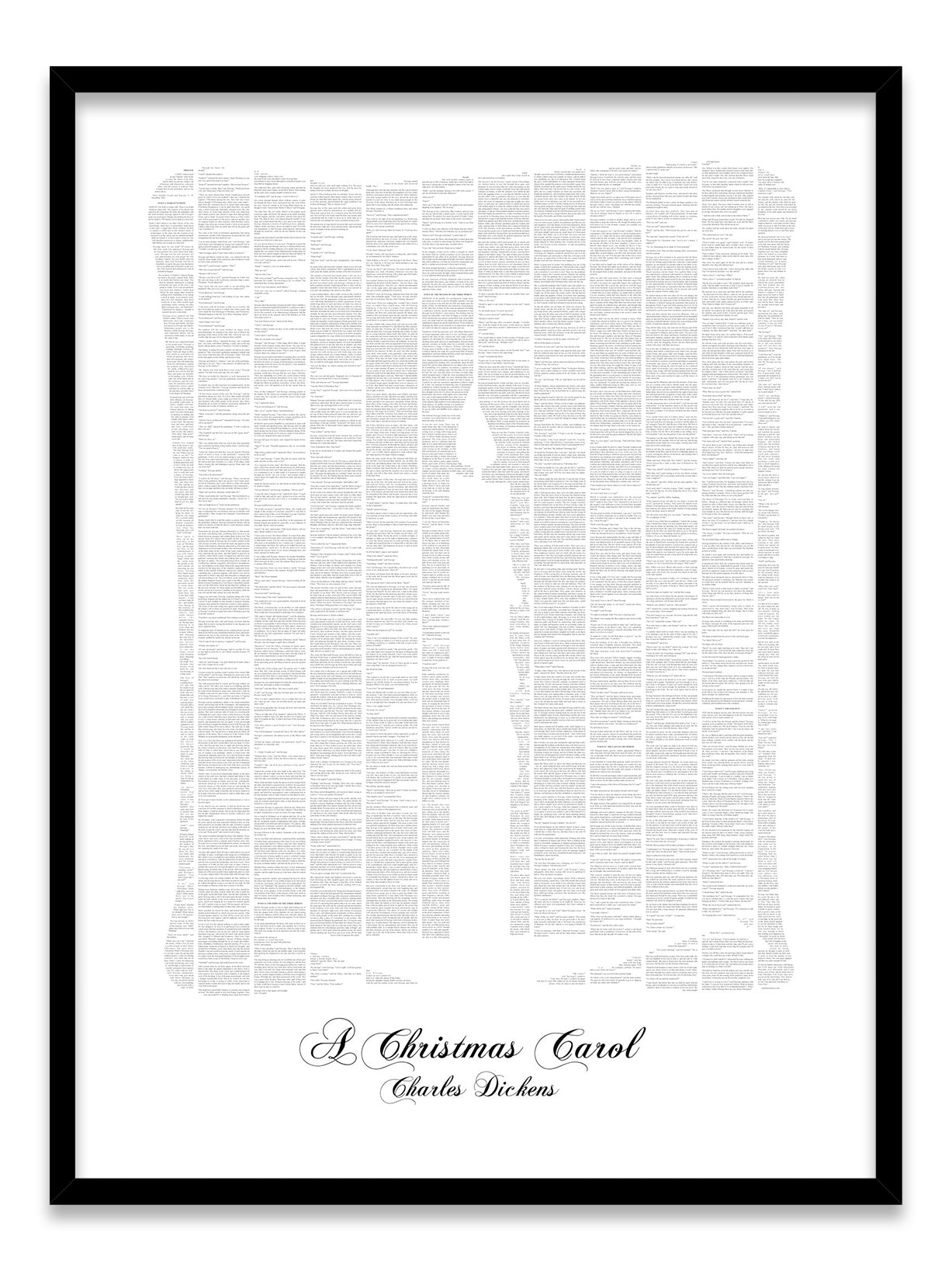 A Christmas Carol Candle design