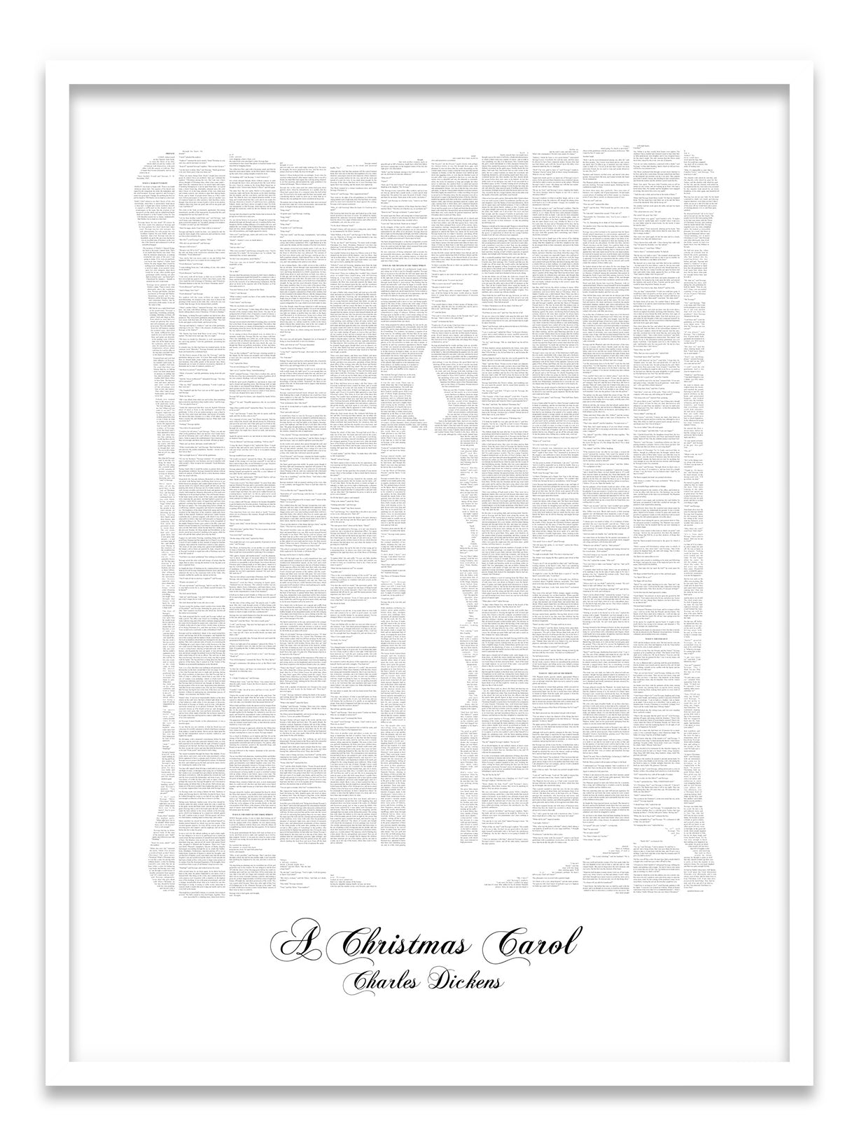 A Christmas Carol Candle design