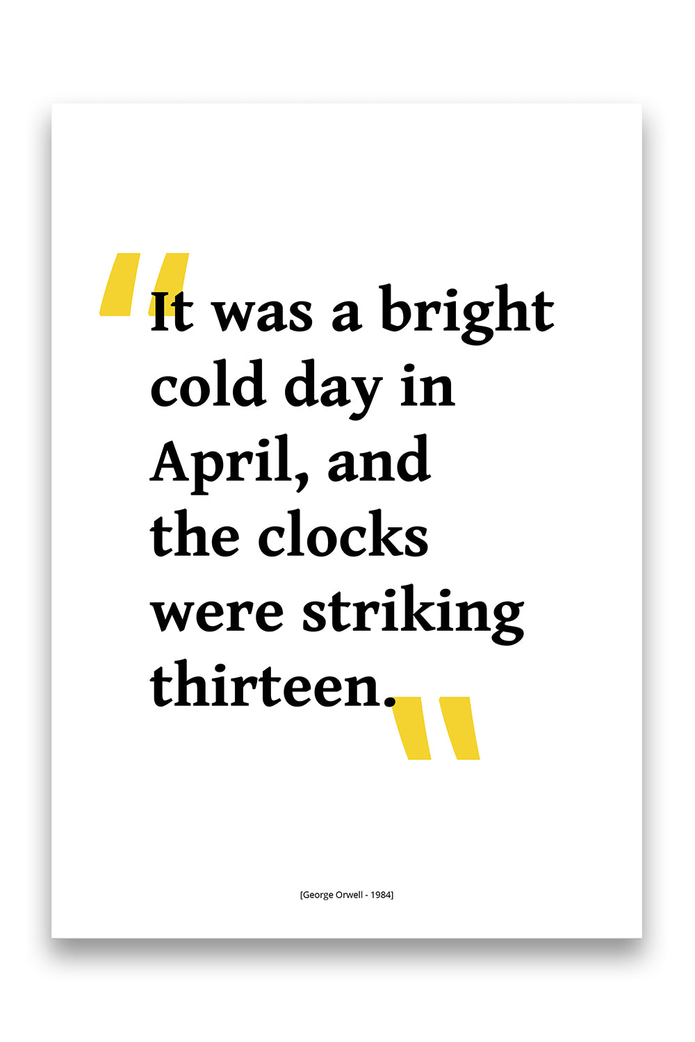 George Owell - 1984 Clocks