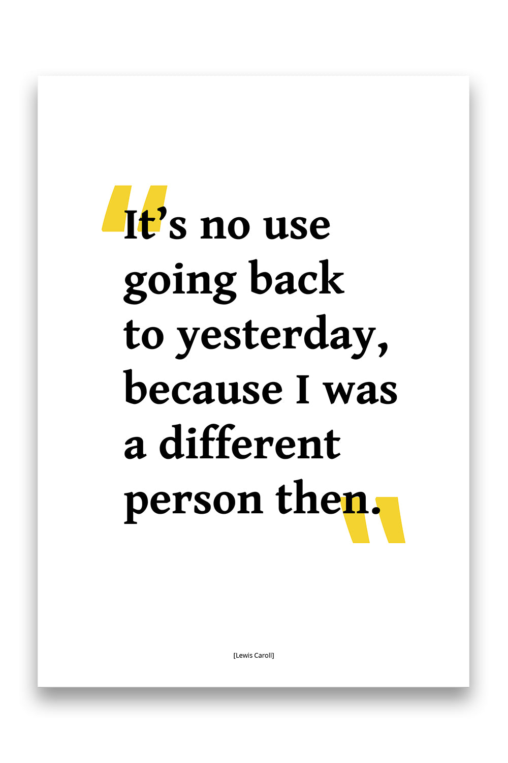 Lewis Caroll - Different Person