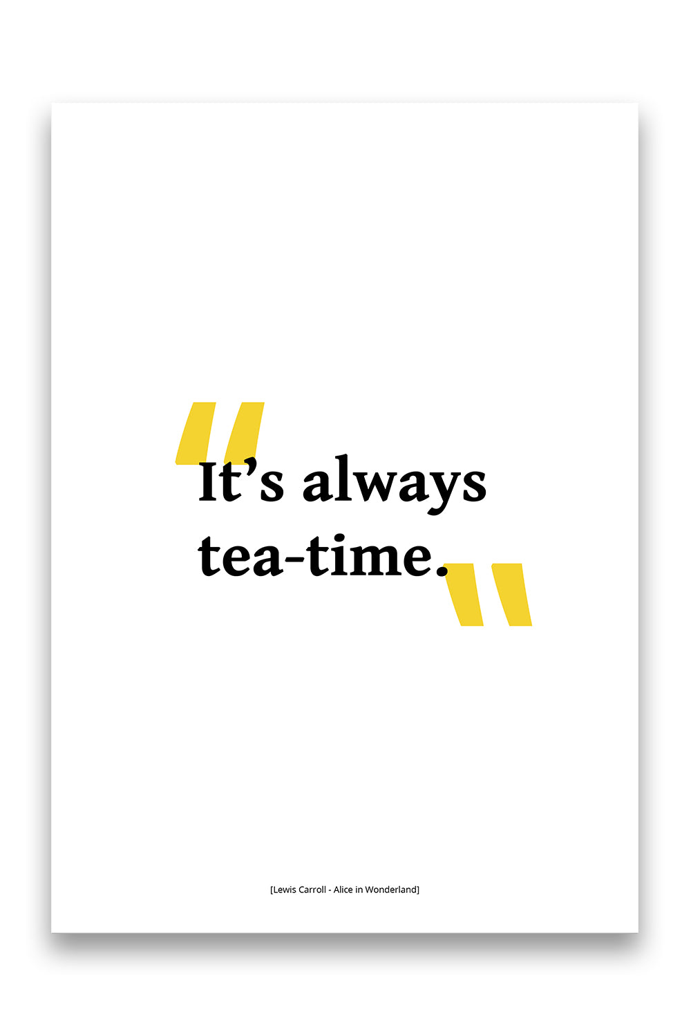 Lewis Caroll - Alice in Wonderland Tea Time