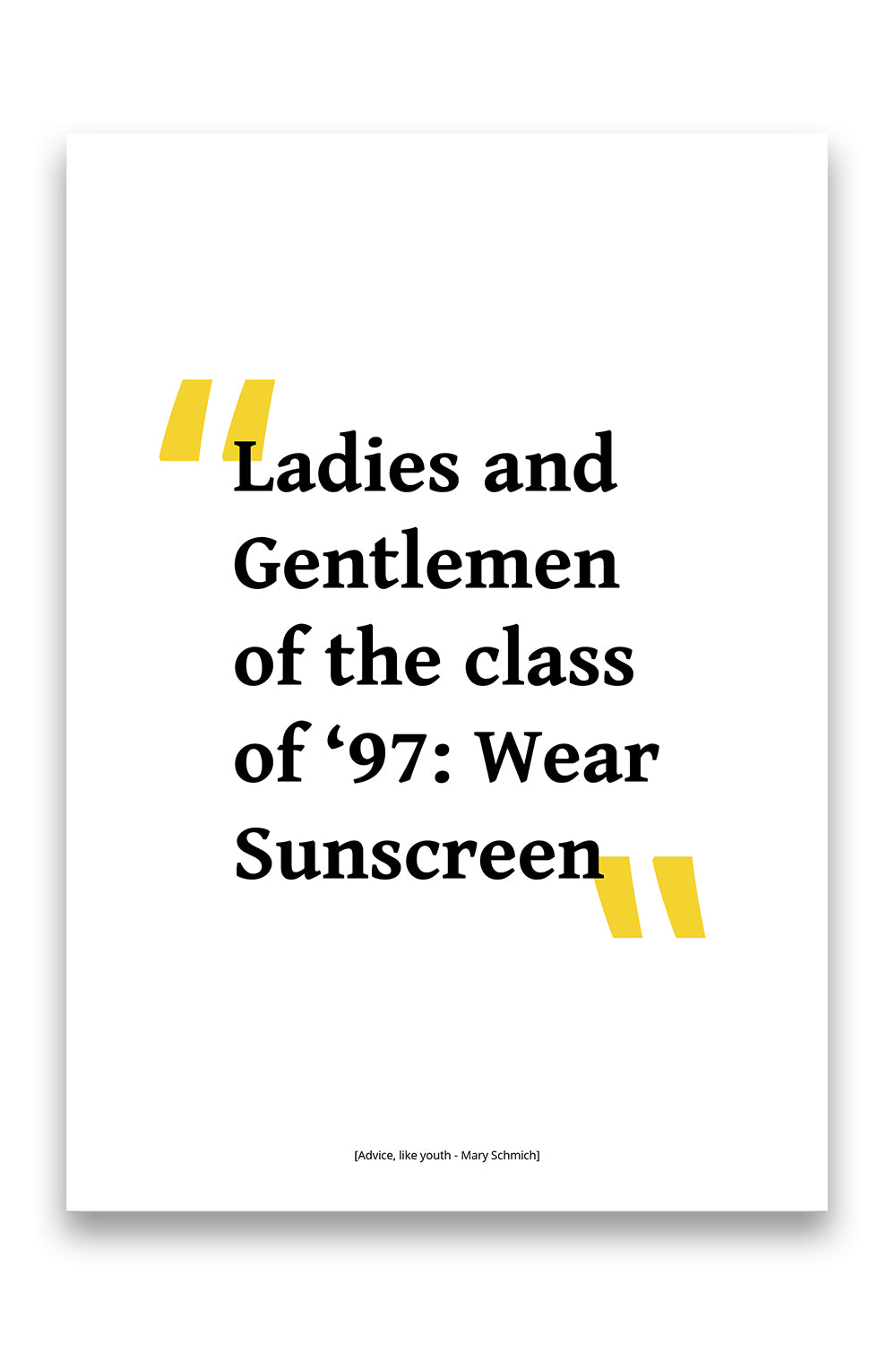 Mary Schmich - Advice Like Youth