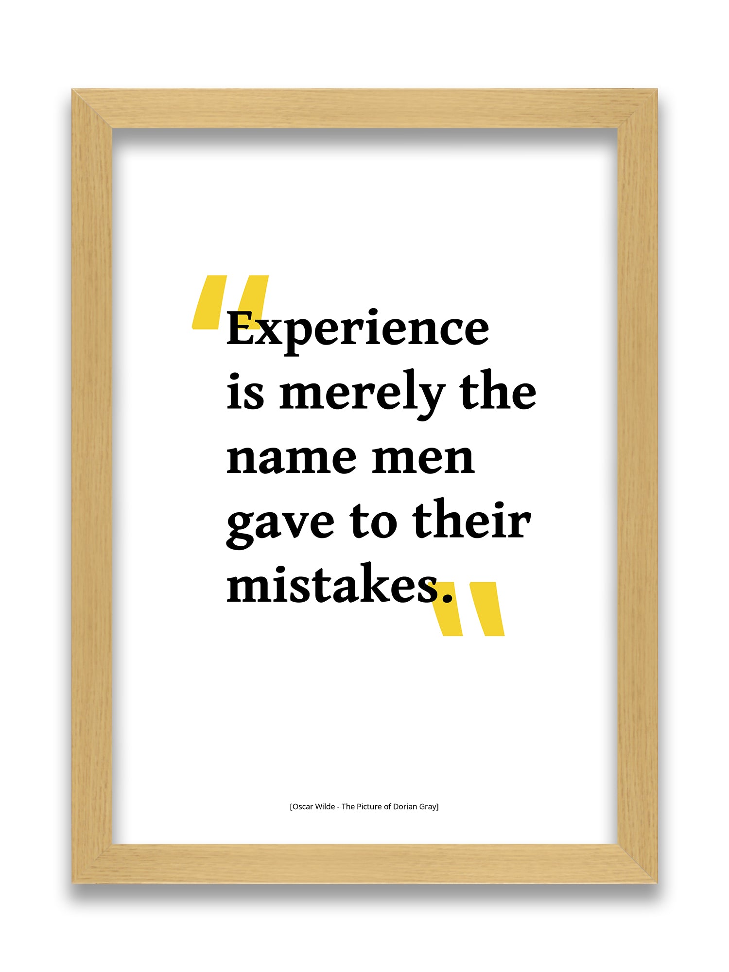 Oscar Wilde - The Picture of Dorian Grey  Experiance