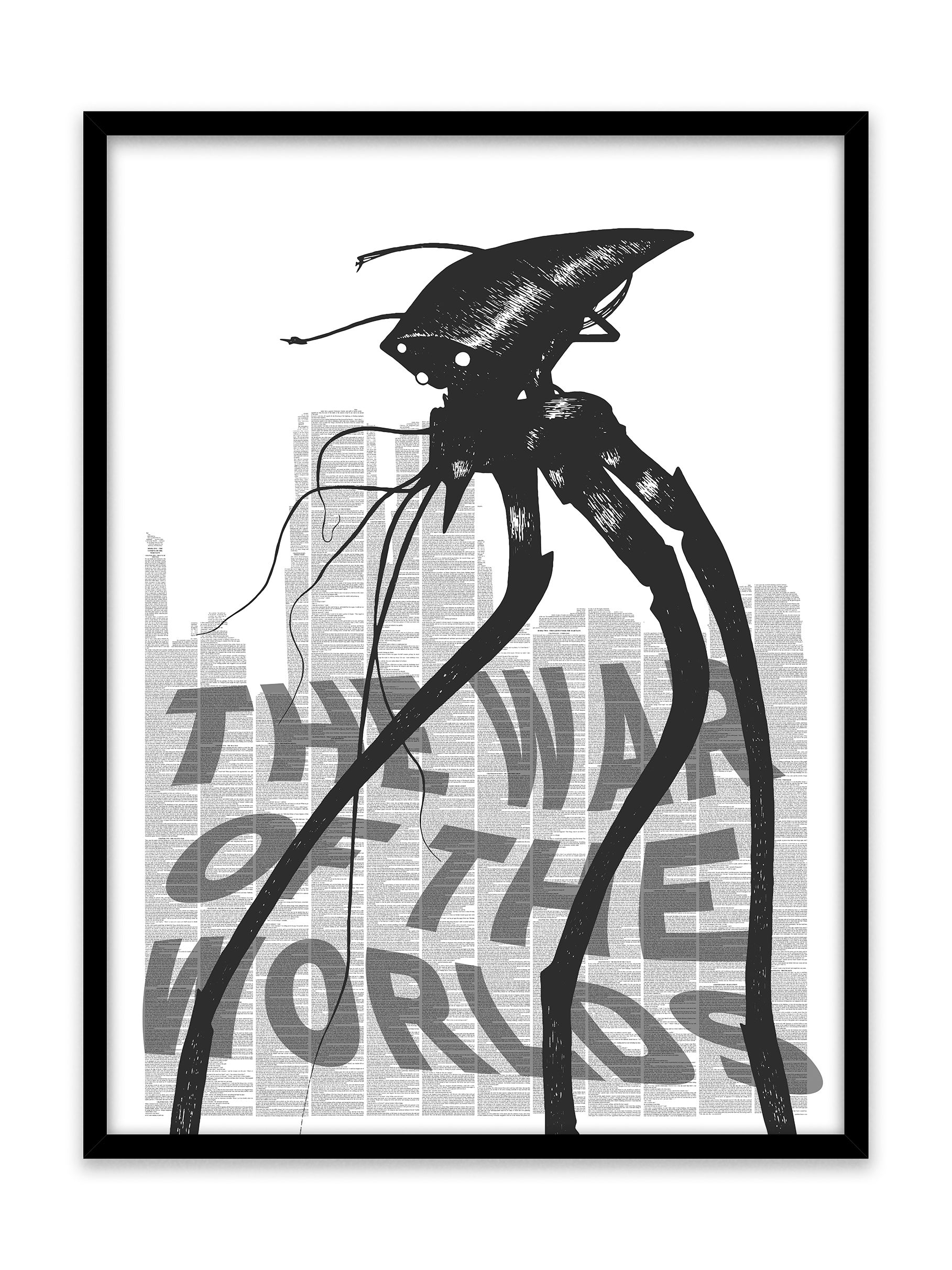 War of The Worlds Black & White