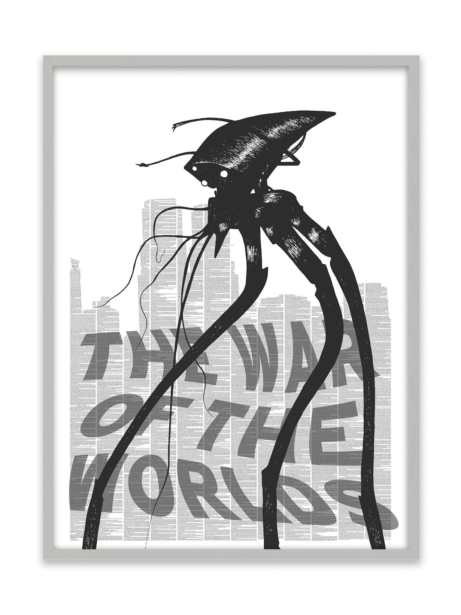 War of The Worlds Black & White