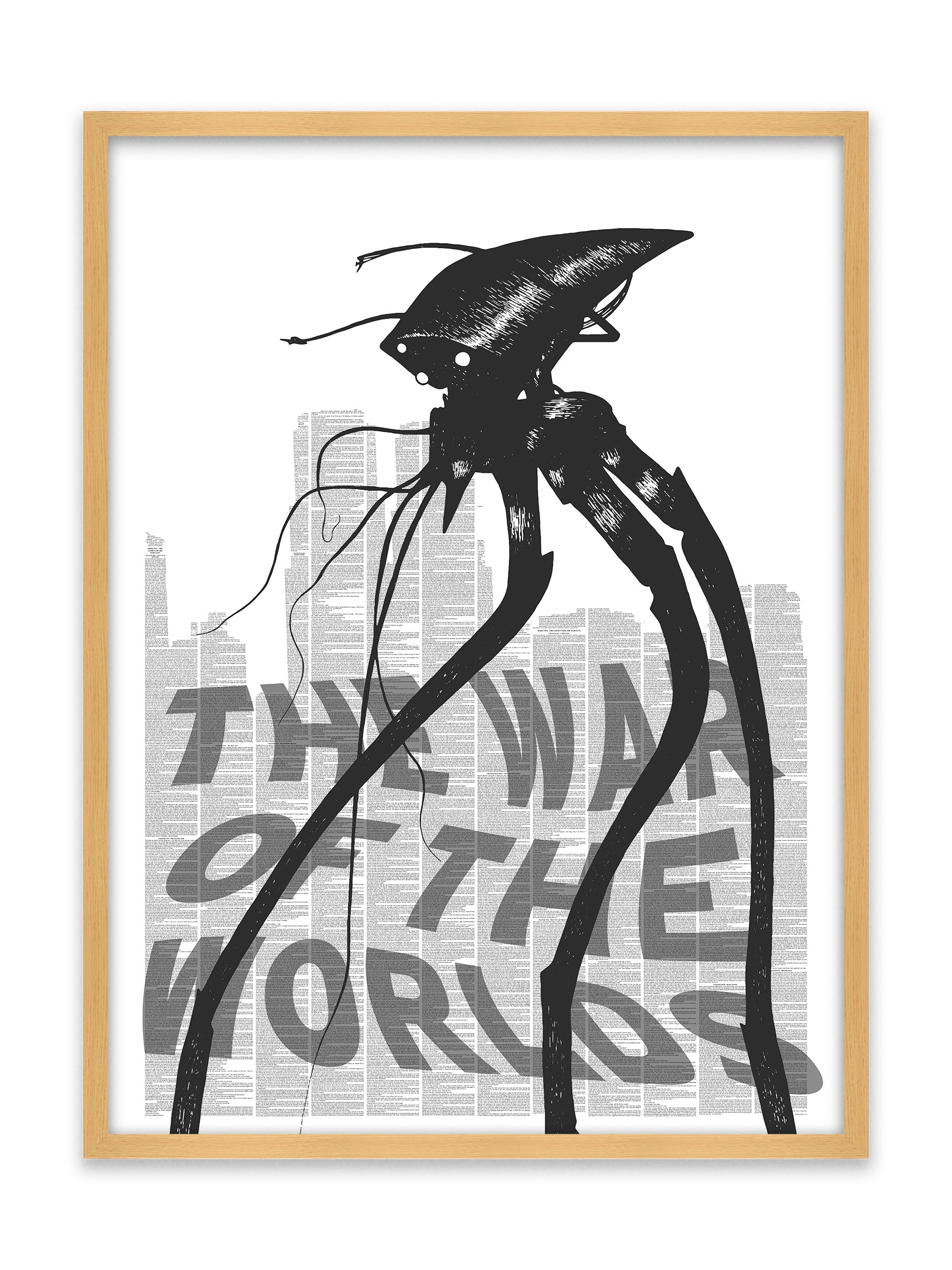 War of The Worlds Black & White